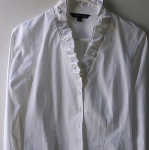 White Button Down Blouse